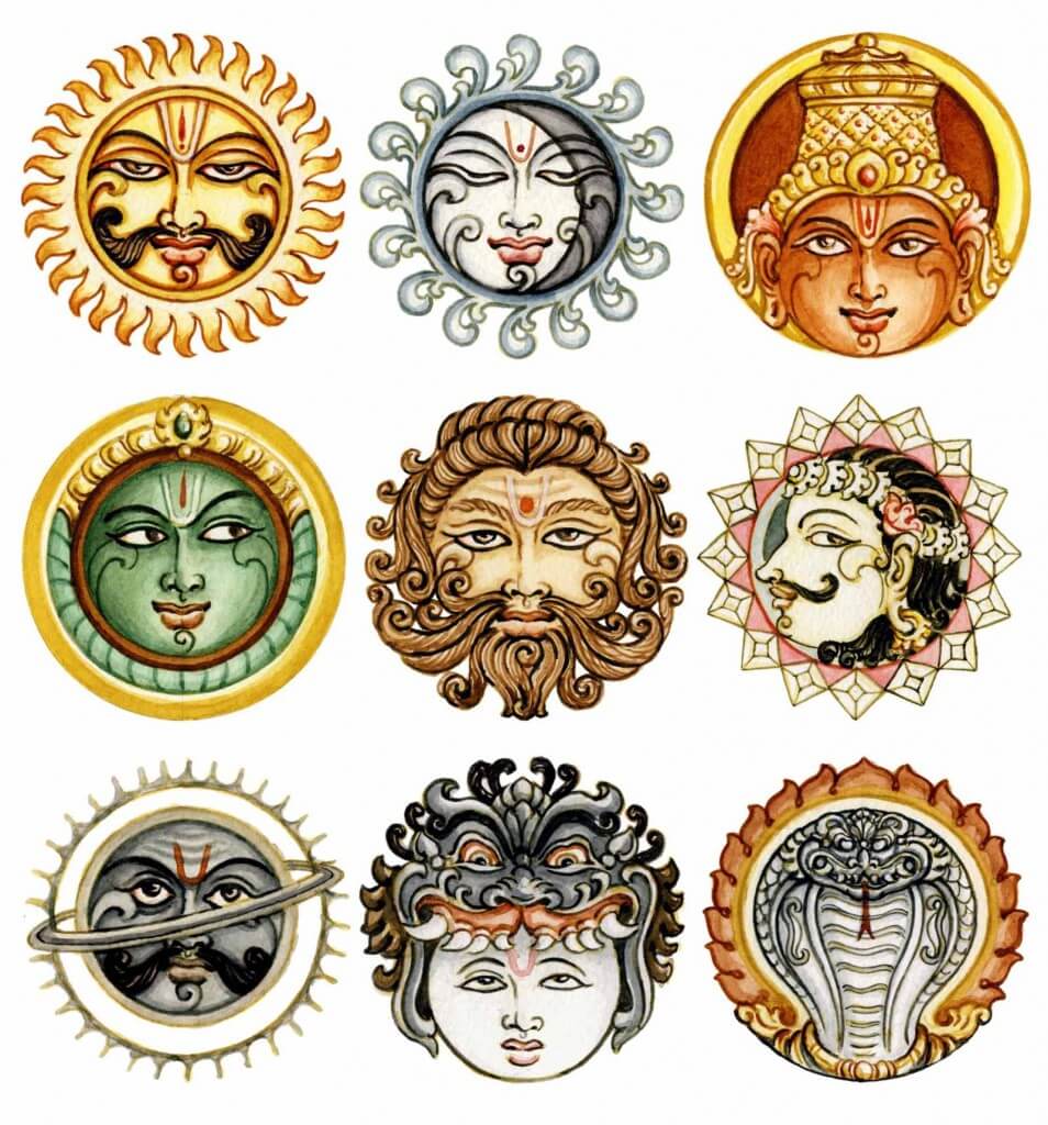 The Navgraha Puja The Navgraha Puja Empowerment: Set up by contracting SIX Hindu priests to do a Navgraha (Nine Planets) Puja in India, will help to rid you of the malefic effects of the nine planets, and will also enhance and magnify their POSITIVE qualities in your life ! - Image 1