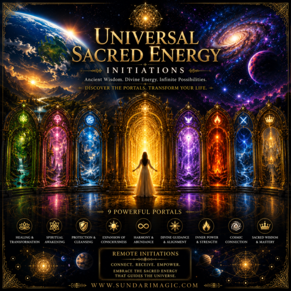 Universal Sacred Energy: Gain Access to the 9 Sacred Portals and Receive Your SEN (Universal Sacred Energy) Initiations!