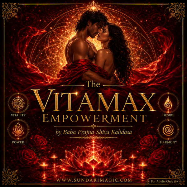 The Vitamax Empowerment by Baba Prajna Shiva Kalidasa : Become a man able to “last all night” !!!