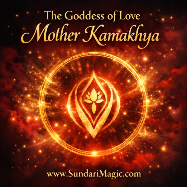 The Goddess of Love Mother Kamakhya: Connect the recipient with Kamakhya Shakti,  Awaken creative, sensual, and life-force energy,  Support spiritual and energetic alignment with the Divine Feminine!