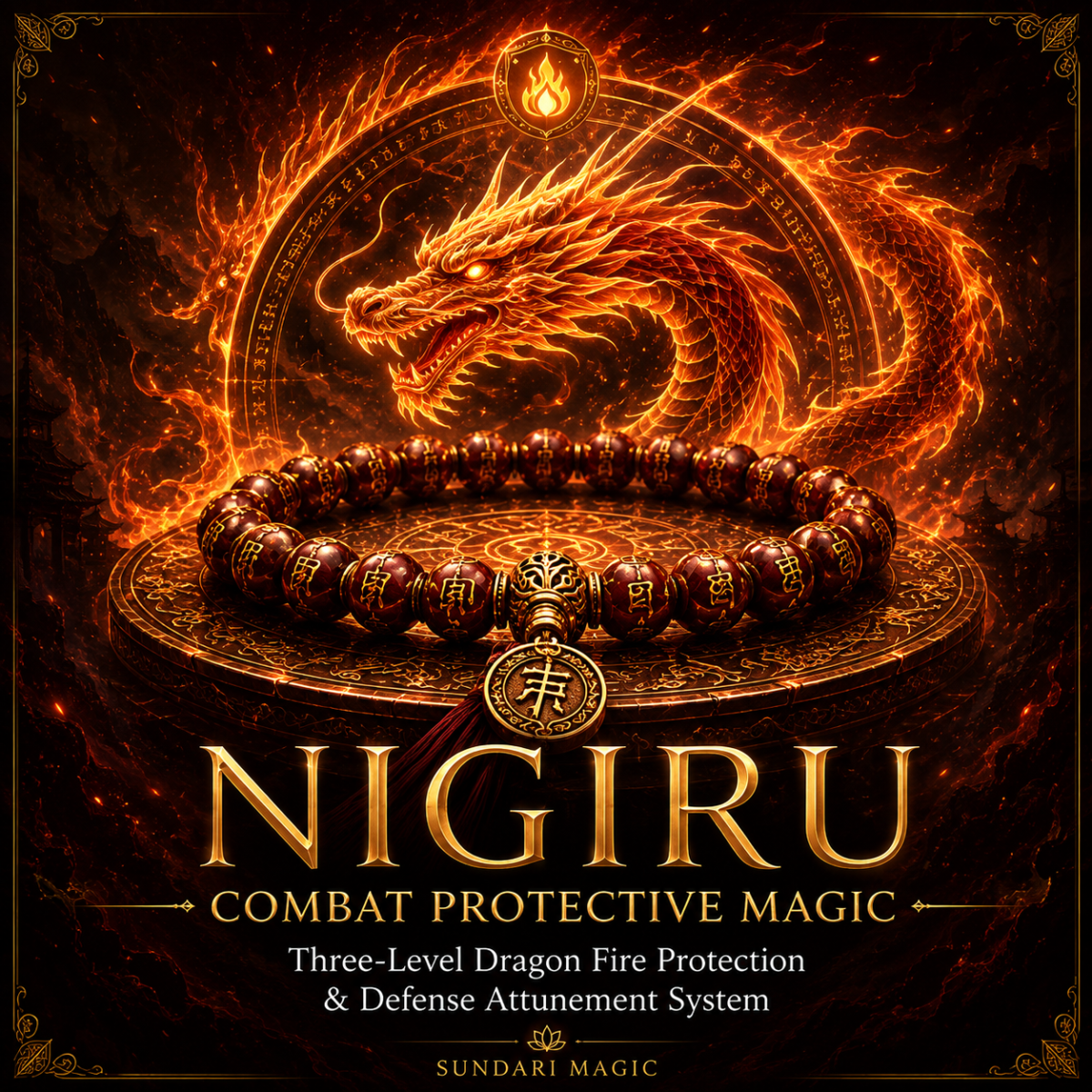 NIGIRU COMBAT PROTECTIVE MAGIC: A Three-Level Dragon Fire Protection & Defense Attunement System - Image 3