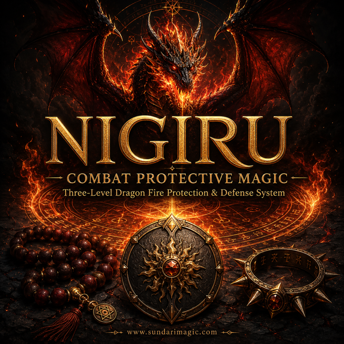 NIGIRU COMBAT PROTECTIVE MAGIC: A Three-Level Dragon Fire Protection & Defense Attunement System - Image 2