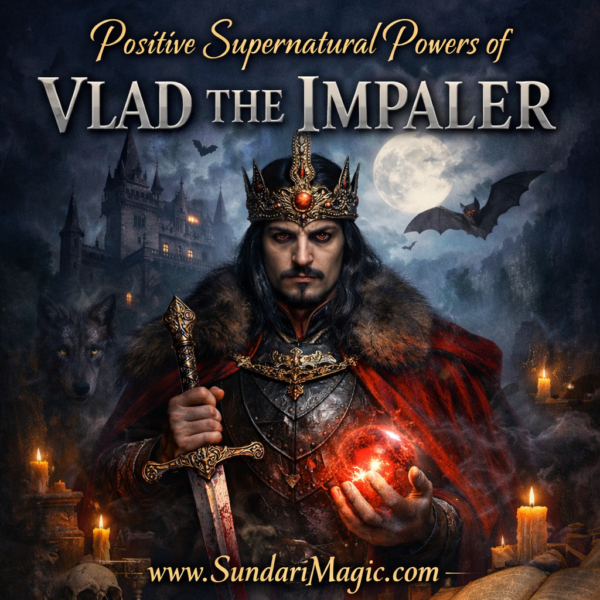 Positive Supernatural Powers of Vlad the Impaler: Opens access to a unique spiritual current associated with Vlad the Impaler (Dracula) — reinterpreted not as a force of darkness, but as a path of Balance, Healing, inner strength, and conscious power.